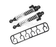 HG P601 Parts-Shock absorber assembly                                                                Parts-Silver(2pcs) Parts-Wire diameter 1.1mm Parts-HG Parts-BZ01,HG P601 RC Truck Parts 6x6 1/10 Parts 